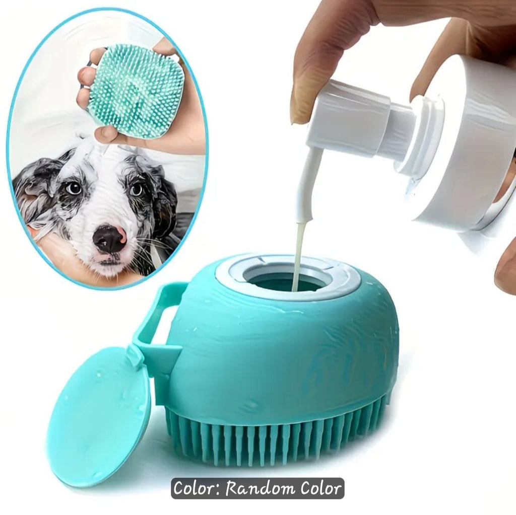 Pet shower brush
