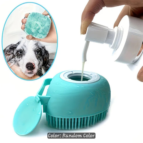 Pet shower brush